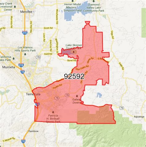 Temecula Zip Code Map Show Me A Map Of The United States