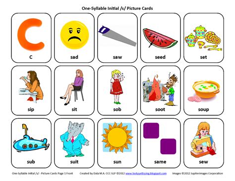 Testy Yet Trying Initial J Free Speech Therapy Articulation Picture Cards