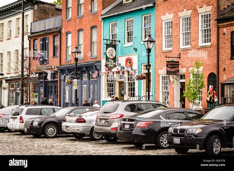 Thames Street Fells Point Baltimore Md Stock Photo 105435355 Alamy