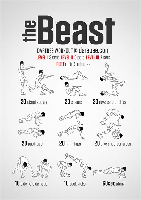 The Beast Workout Beast Workout Workout 100 Workout