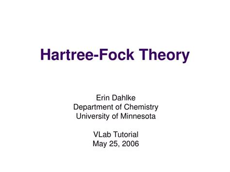 The Complete Guide To Thermal Hartreefock Theory: A Comprehensive Presentation