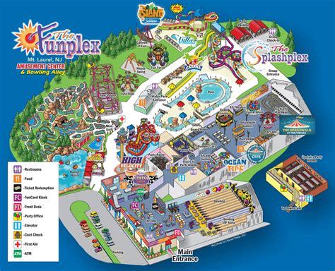 The Funplex Map And Brochure 2023 2021 Themeparkbrochures Net