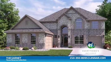 The Garnet Texas Reserve Collection Lennar San Antonio Youtube