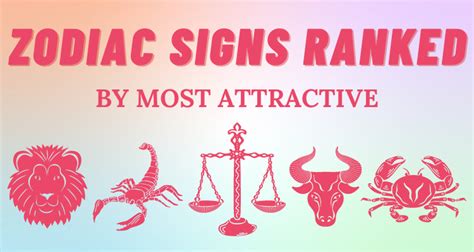 The Most Attractive Zodiac Signs Ranked So Syncd