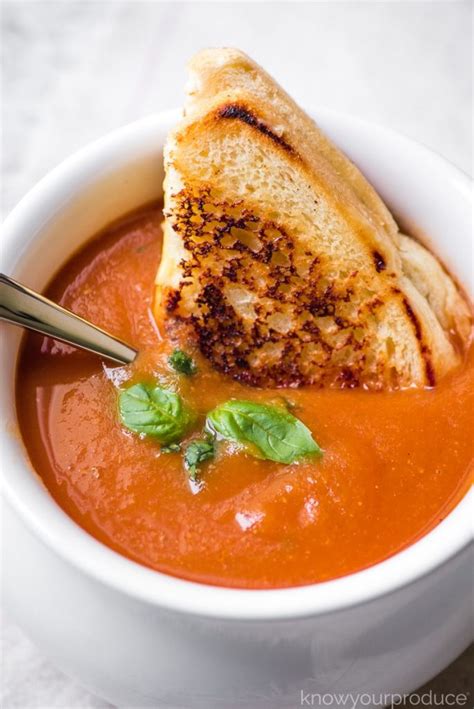 The Perfect Tomato Soup Made From Scratch Using Tomatoes From Your