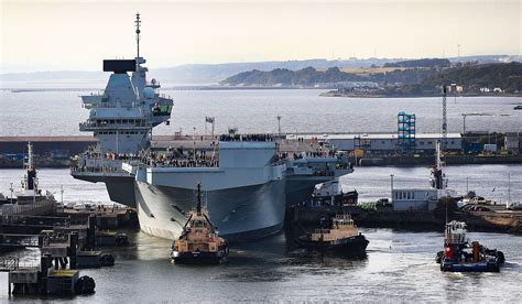 The Royal Navy Becomes A Two Carrier Navy Hms Prince Of Wales Sails