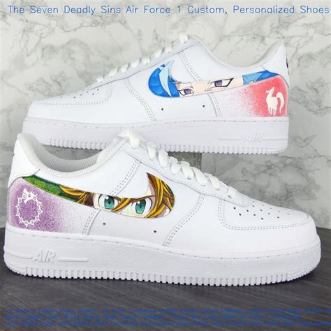 The Seven Deadly Sins Air Force 1 Custom Personalized Shoes Custom