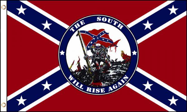 The South Will Rise Again Flag Alice Anns Designs