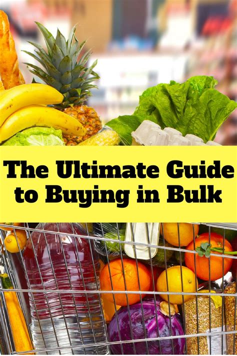 The Ultimate Guide To Buying In Bulk