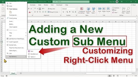 The Ultimate Guide To Vba Rightclick Submenus: A Comprehensive Tutorial