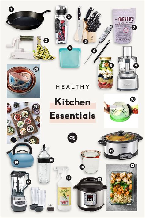 The Ultimate List Of Healthy Kitchen Essentials Ambitious Kitchen Artofit