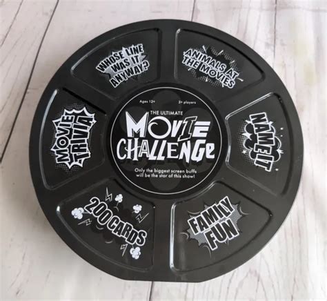 The Ultimate Movie Challenge Trivia Game 200 Cards 8 45 Picclick Uk