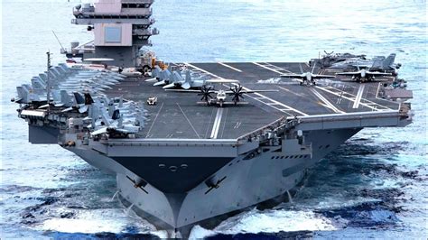 The World S Largest Aircraft Carrier Uss Gerald R Ford Arrives In