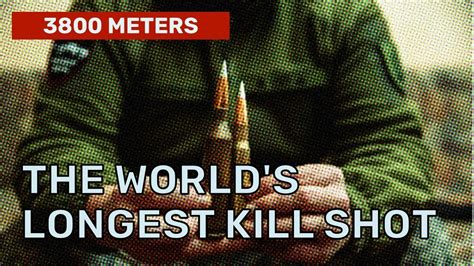 The World S Longest Confirmed Sniper Kill Caught On Tape Youtube