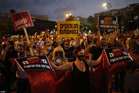 Thousands Gather On The Streets Of Tel Aviv In Israel To Protest Job