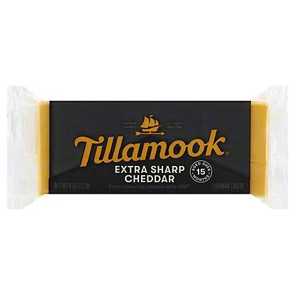 Tillamook Cheddar Extra Sharp 8 Oz Central Market