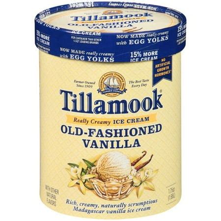 Tillamook Old Fashioned Vanilla Ice Cream 1 75 Qt Walmart Com