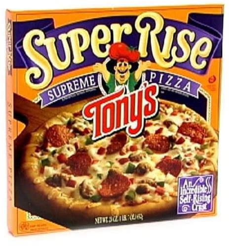 Tonys Frozen Pizza Supreme 23 Oz Nutrition Information Innit