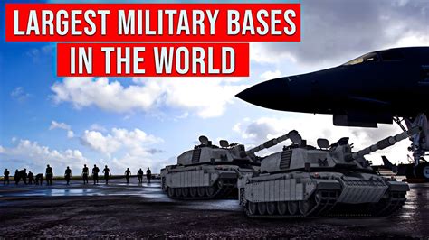 Top 3 Biggest Military Bases In The World Youtube