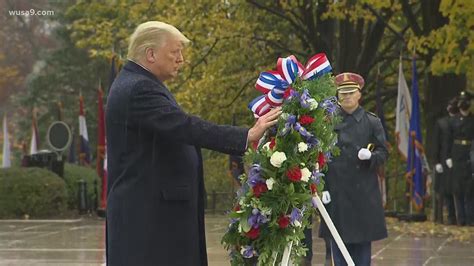 Trump Marks Veterans Day With Ceremony At Arlington National Cemetery