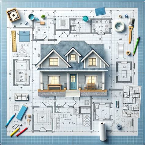 Two Bedroom 9X11 House Plan With Bathroom Design Ai Art Generator