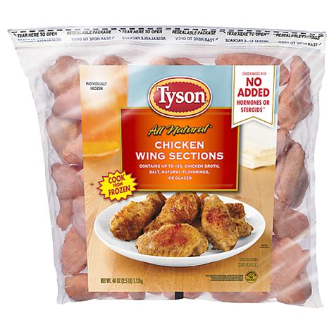 Tyson Chicken Wing Sections All Natural 40 Oz Beef Fairplay Foods