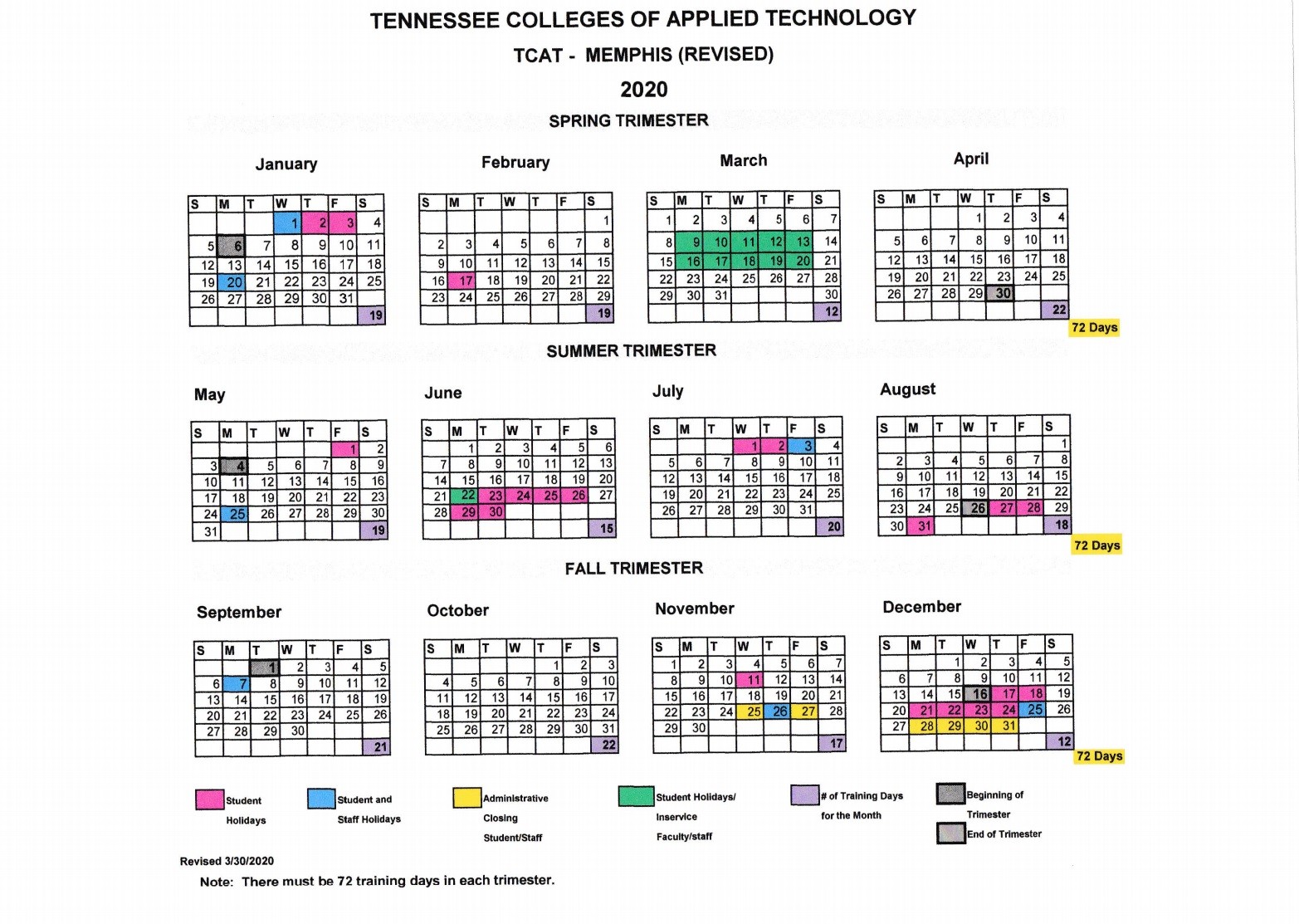 U Of Memphis Academic Calendar