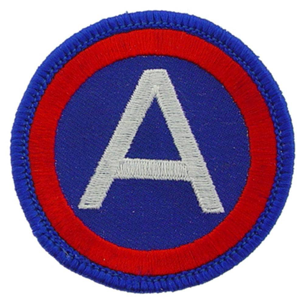 U S Army 3Rd Army Patch Blue Red 3 Etsy