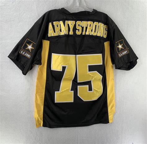 U S Army Battlefield Football Jersey Army Strong Men Gem