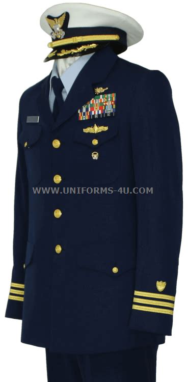 U S Coast Guard Male Officer Service Dress Blue Uniform Sdb