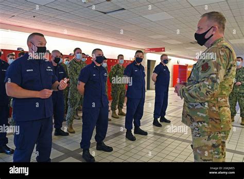 U S Coast Guard Reserve Members From Massachusetts And New York