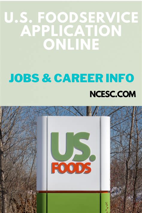 U S Foodservice Application Online Jobs Career Info Discovering