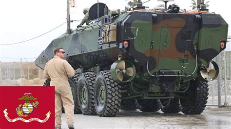 U S Marines Test New Amphibious Combat Vehicle Acv Youtube