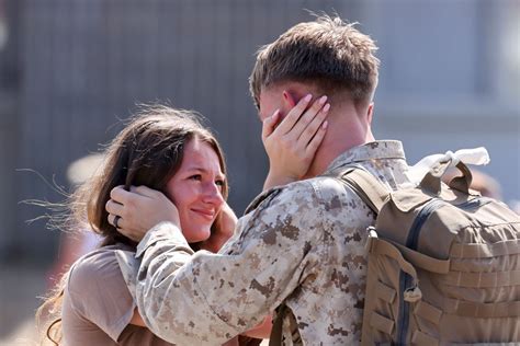 U S Marines Whose Comrades Died Defending Kabul Airport Return Home