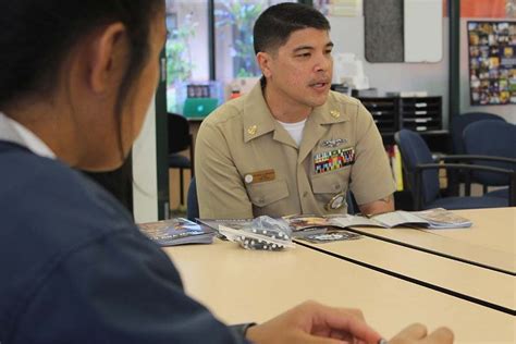 U S Naval Recruiter Visits Campus Ka Leo O N Koa