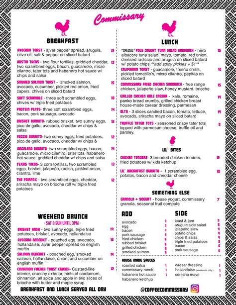 Ultimate Guide To Designing Perfect Gl Commissary Menus Now