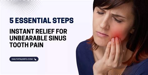 Unbearable Sinus Tooth Pain