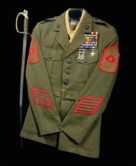 United States Marine Corps Service Alpha Uniform And Non Commissioned