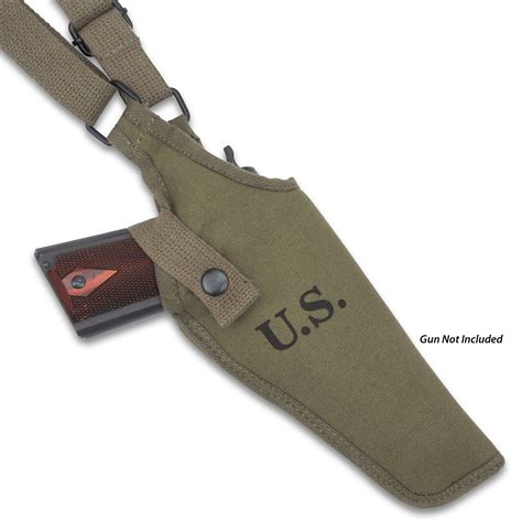 Us 1911 Canvas Pistol Shoulder Holster Canvas