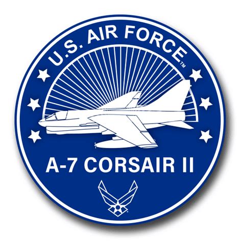 Us Air Force A 7 Corsair Ii Decal Us Air Force Aircraft Decals