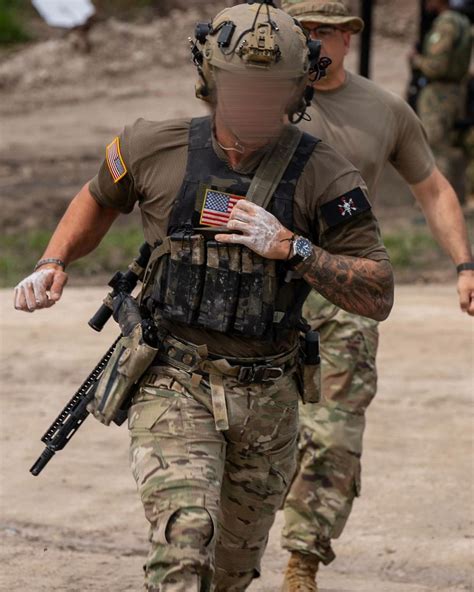 Us Army Green Berets From 7Th Special Forces Group S Crf Taking Part In