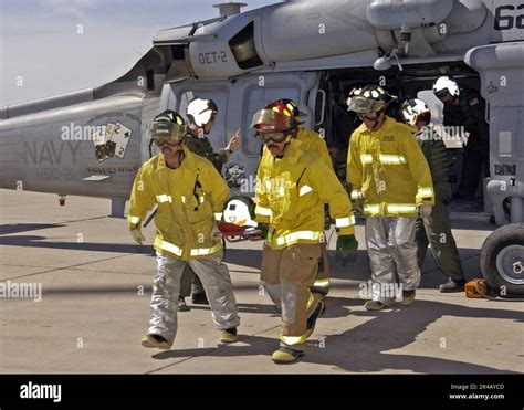 Us Navy Fire Fighters From Naval Air Facility El Centro Federal Fire