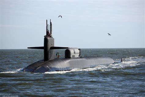 Us Navy Ohio Class Guided Missile Submarine Uss Georgia Ssgn 729