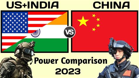 Usa India Vs China Military Power Power Comparison 2023 Us India Vs