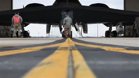 Usaf S B 2 Fleet Grounded After 2Bn Jet Caught Fire On Emergency Landing