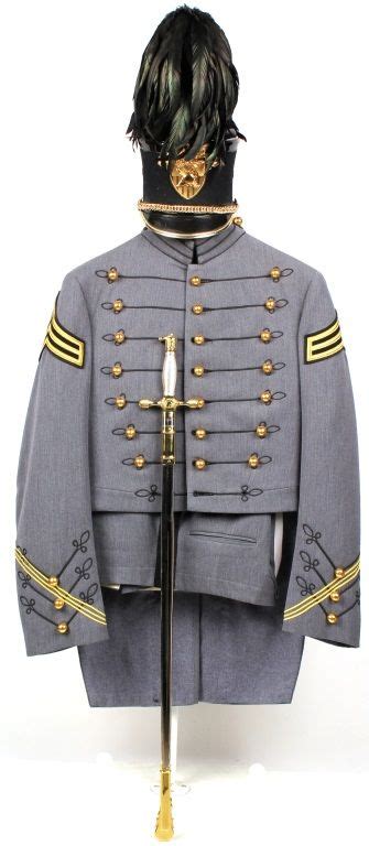 Usma West Point Cadet Uniform Shako And Sword Military Academy