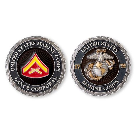 Usmc Lance Corporal Rank Challenge Coin Sgt Grit