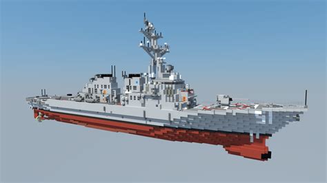 Uss Arleigh Burke Ddg 51 Minecraft Map