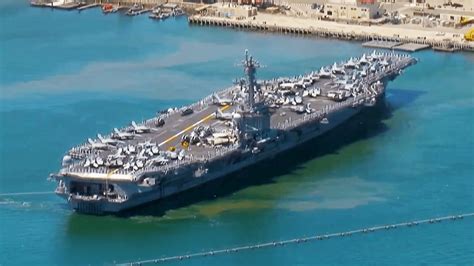 Uss Carl Vinson Deployment Thousands Of Sailors Set To Leave San Diego