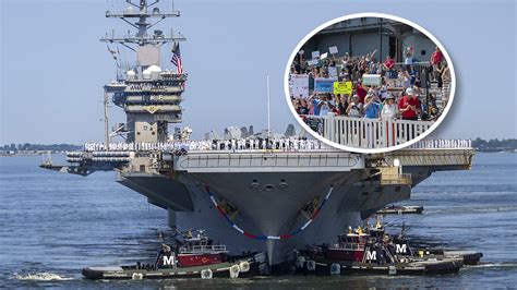 Uss Dwight D Eisenhower Returns To The United States After Momentous